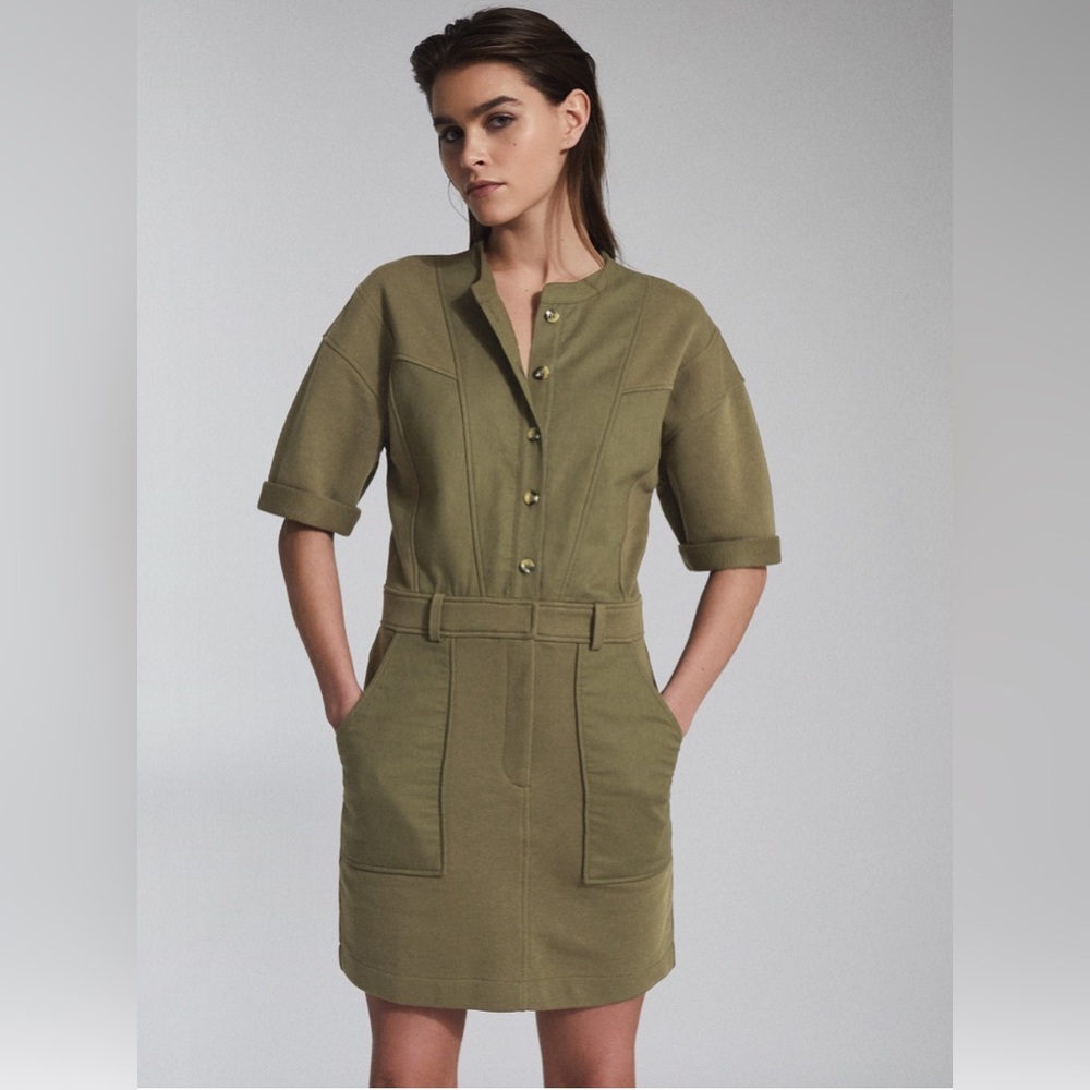 Reid’s Utility Olive Mini Dress